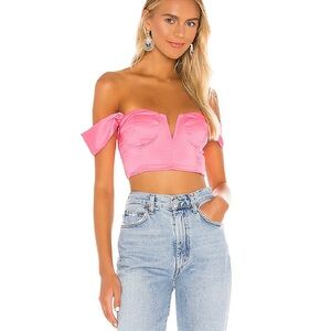 Superdown Coralina Bustier Top SZ Small